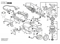 Bosch 0 601 850 065 Gws 20-230 H Angle Grinder 230 V / Eu Spare Parts